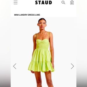 EUC- STAUD mini dress, perfect for spring!